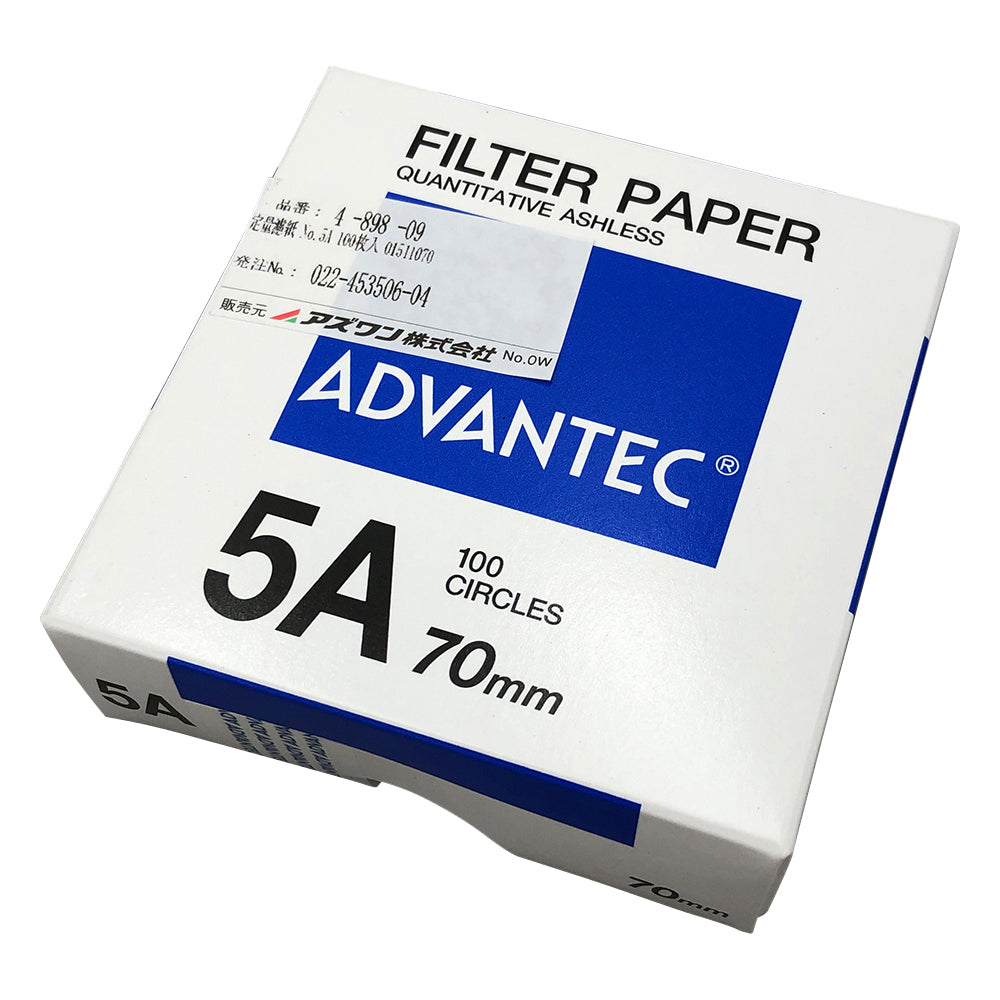 정량 여과지 No.5A 100장입 01511070 1상자(100장입)