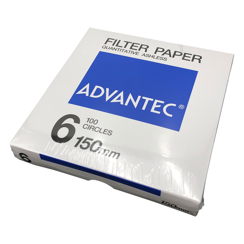 Quantitative filter paper No.6 100 sheets 01601150 1 box (100 sheets)