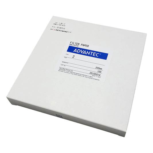 Qualitative filter paper No.2 Φ200 100 sheets 00021200 1 box (100 sheets)