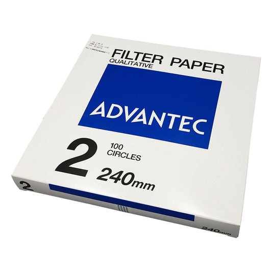Qualitative filter paper No.2 Φ240 100 sheets 00021240 1 box (100 sheets)