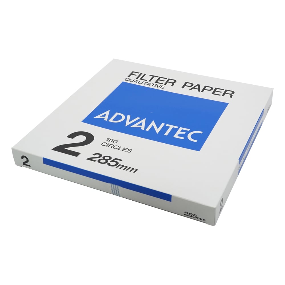 Qualitative filter paper No.2 Φ285 100 sheets 00021285 1 box (100 sheets)