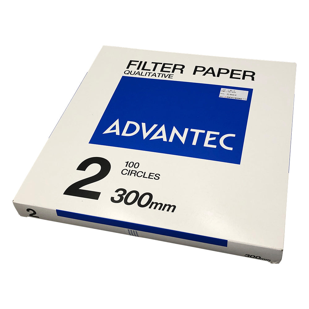 Qualitative filter paper No.2 Φ300 100 sheets 00021300 1 box (100 sheets)