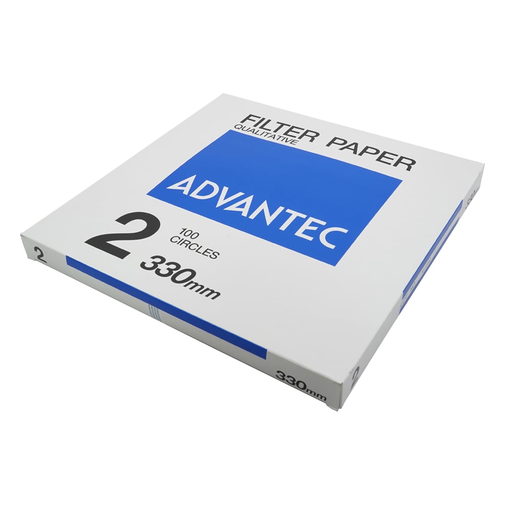 Qualitative filter paper No.2 Φ330 100 sheets 00021330 1 box (100 sheets)