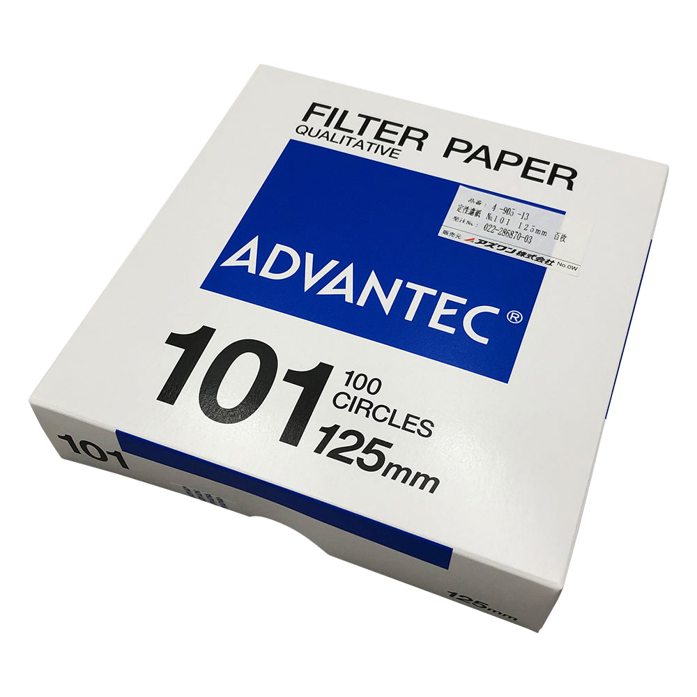 Qualitative filter paper No.101 100 sheets 00101125 1 box (100 sheets)