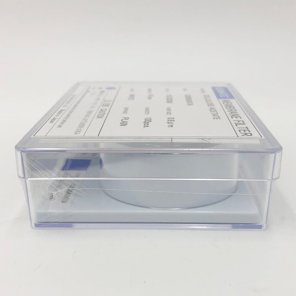 メンブレンフィルター（セルロースアセテートタイプ）　孔径0.8μm　100枚入　11080004 1箱(100枚入)