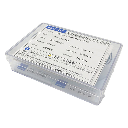 メンブレンフィルター（セルロースアセテートタイプ）　孔径3μm　100枚入　11130004 1箱(100枚入)