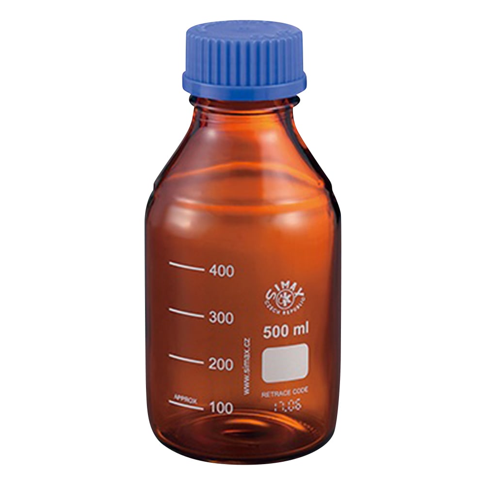 ネジ口メディウム瓶SCC　褐色　1000mL　2070 M/1000SCC 1個