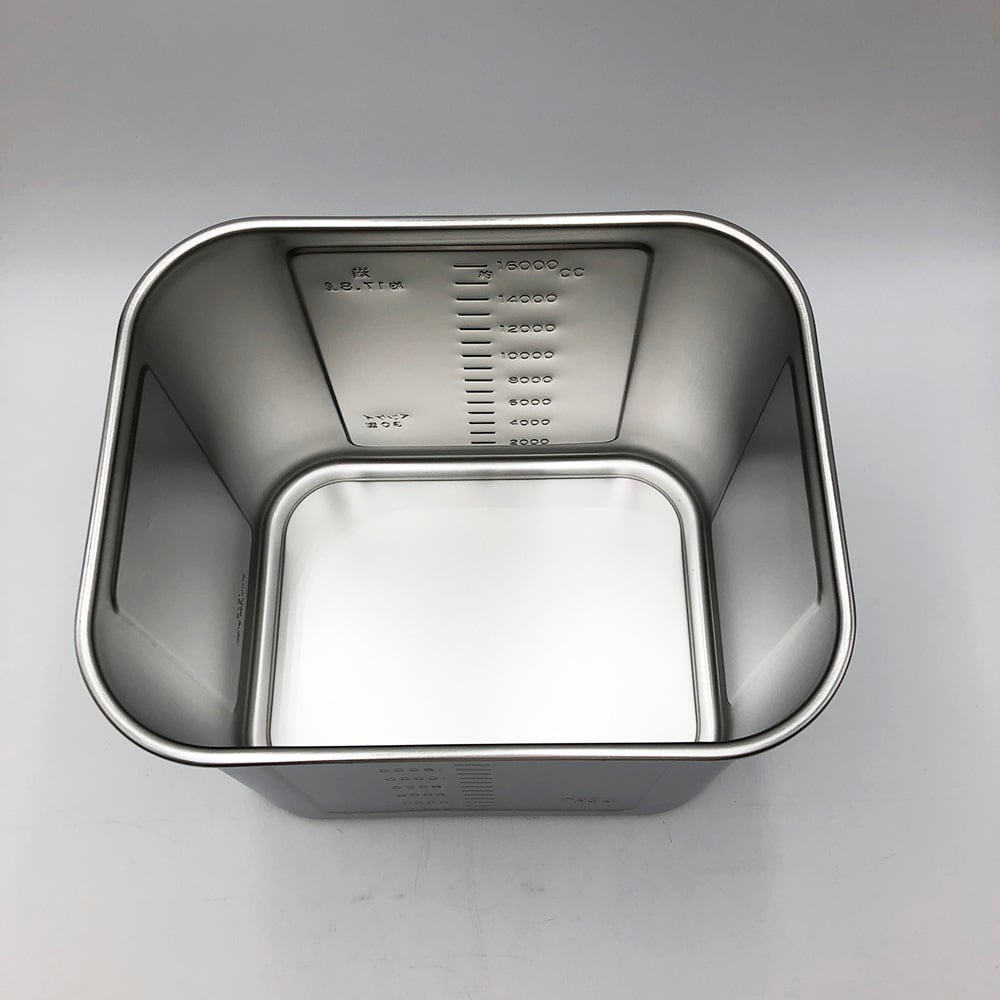 角型目盛付ポット　(取手付き)　17.8L　30 1個
