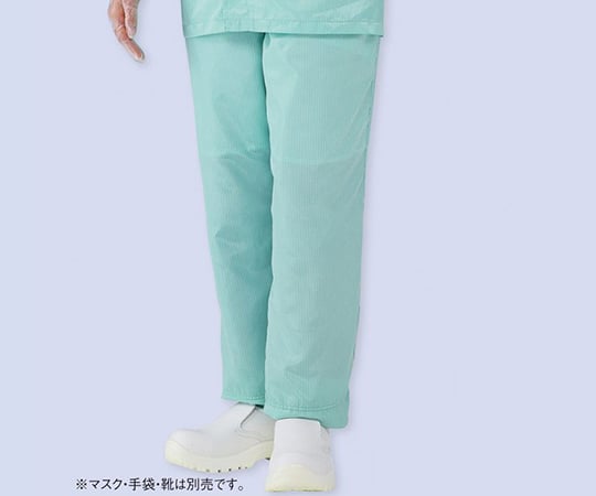 オートクレーブ対応クリーンパンツ　緑　M 1枚