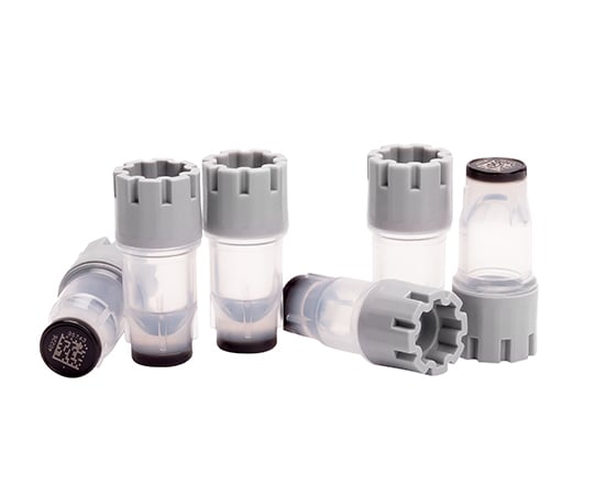 2Dバーコード付クライオチューブ External thread 0.3mL ラック入 プレキャップ 1セット（96本×10ラック入）　MP52702-Y20 1セット(96本×10ラック入)