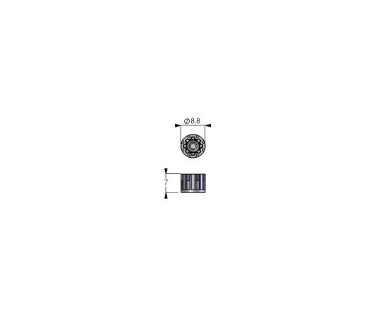 96well format用External Screw Cap バルク 1箱（960個入）　MP53820 1箱(960個入)
