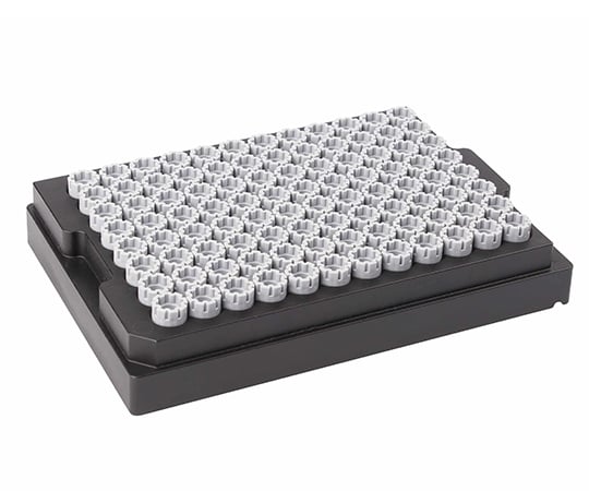 External Screw Cap for 96well format, in carrier, yellowish green, 1 set (96 caps x 10 sets) MP53758 1 set (96 caps x 10 sets)