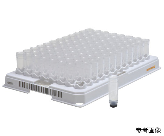 2D barcoded cryotube, internal thread, 0.75mL, rack included (high cover), MP52520, 1 set (96 tubes x 10 racks)