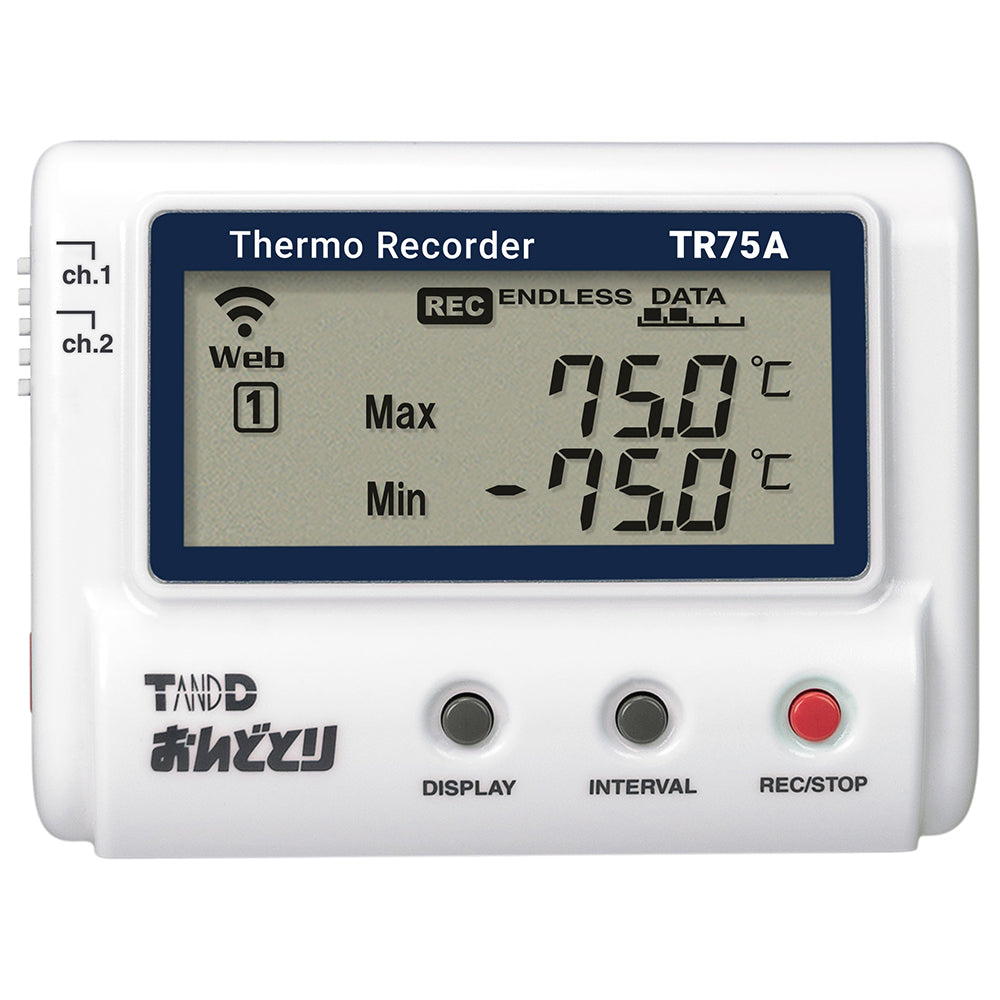 温度記録計　おんどとり（無線LAN）　TR75A 1個
