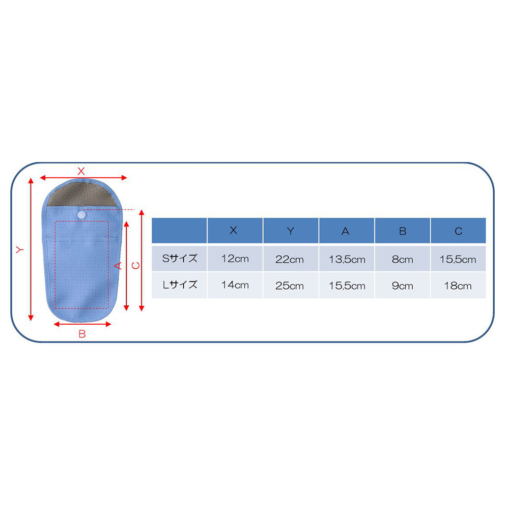 スマートフォン用ケース　クリーンルーム用　L　CAC-08P L 1個