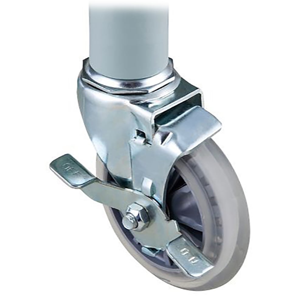 사일런트 플라스틱 왜건용 조용한 캐스터 스토퍼 부착 1개