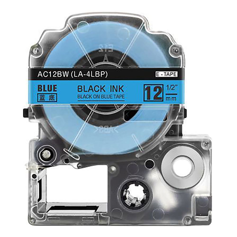 Tape Cartridge Blue 12mm AC12BW 1 Pack