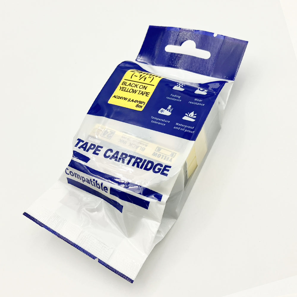 Tape Cartridge Yellow 24mm AC24YW 1 Pack