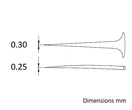 초정밀 핀셋 에폭시 코트 110mm 5.SA.NE.6 1개