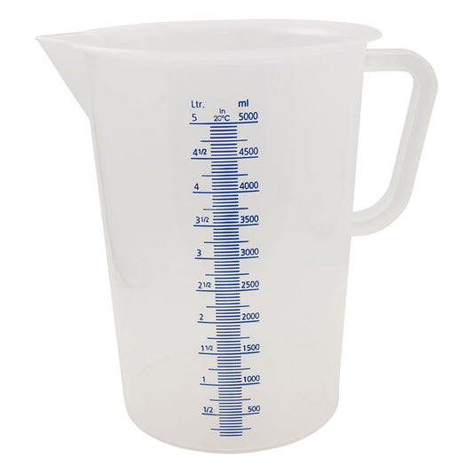 Tall measuring cup (with blue scale) 5000mL 445081 1 piece
