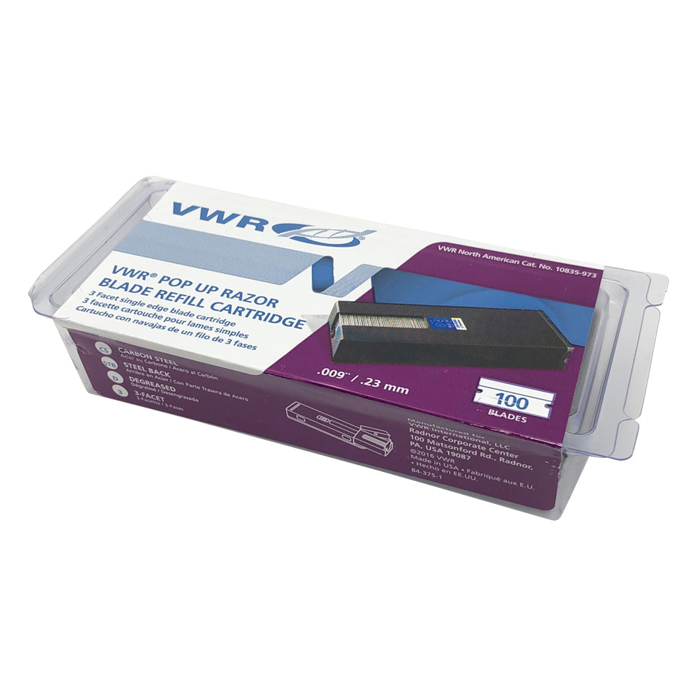 Razor blade dispenser (pop-up type) Replacement blades 100 pieces 10835-973 1 box (100 pieces)