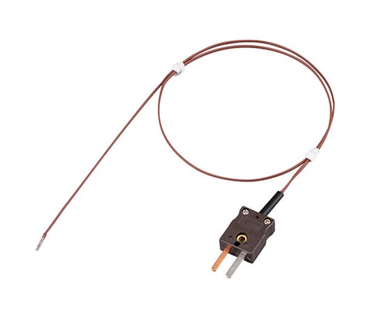 소형 T열전대 센서(불소 수지 몰드 타입) φ0.32×500mm MOT-T03205XQ 1개