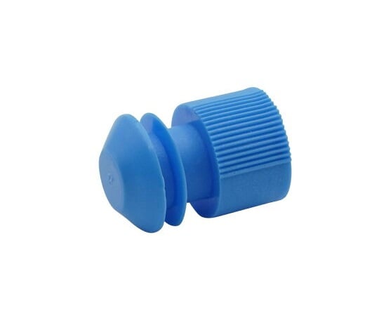 カラフル試験管キャップ（ディスポ） φ11～13mm用 青 1袋（100個入）　8830904 1袋(100個入)