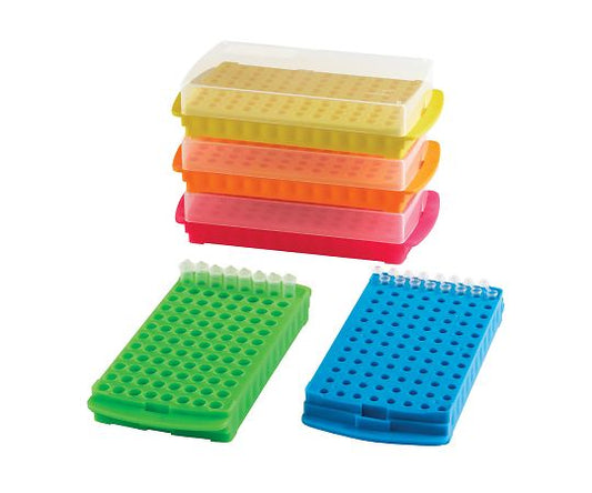 Tube rack (96 wells) Blue, green, pink, yellow, orange 5 pieces HS2345A 1 box (5 pieces)