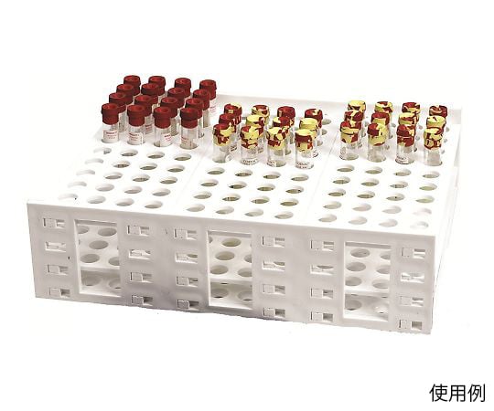 Test tube rack (Mega Rack) φ13-16mm, for 120 tubes, HS24323E, 1 unit