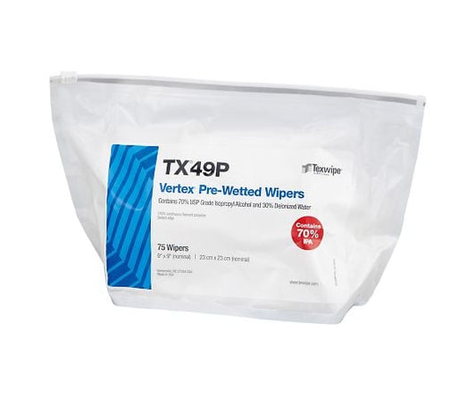 プリウェットワイパー　Vectra　High　Sorption　75枚入　TX49P 1袋(75枚入)