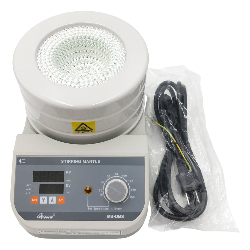 フラスコ用マントルヒータースターラー　デジタル温度調節器付き　100mL　MS-DMS-1 1台