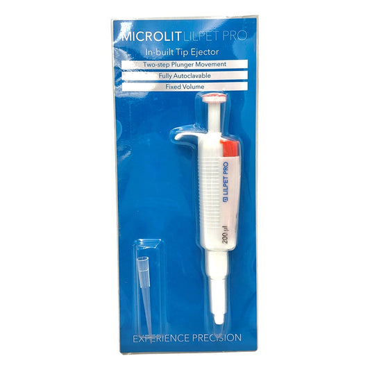 小型定量ピペット（イジェクタ付き）　200μL　LILP-200 1台