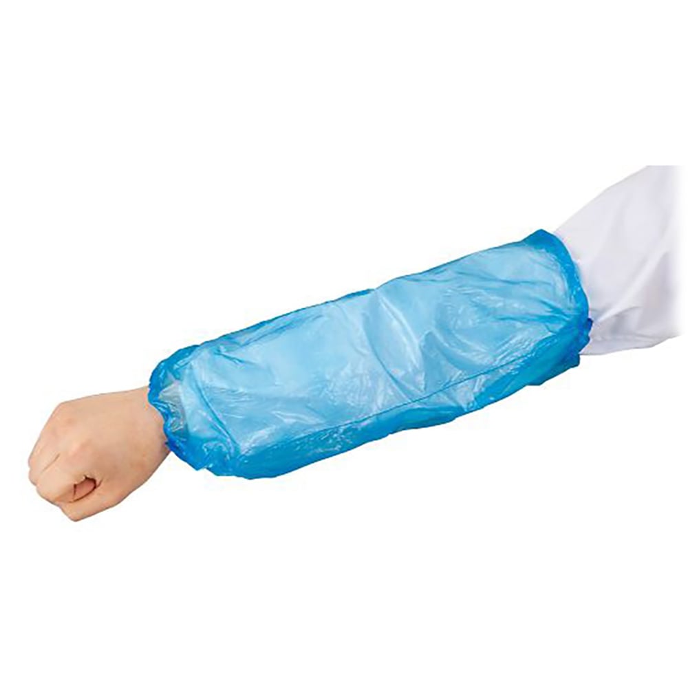 Disposable arm covers, blue, 100 pieces, 6282797, 1 bag (100 pieces)