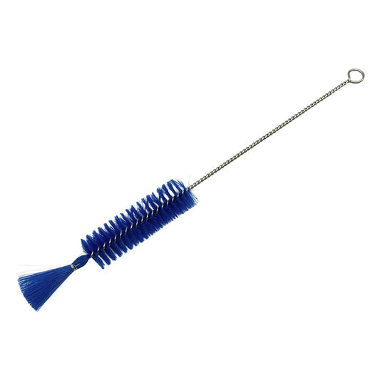 주사기 세정 브러쉬(PBT모) 파랑 315×85×φ27mm ABS-S20PB 1개