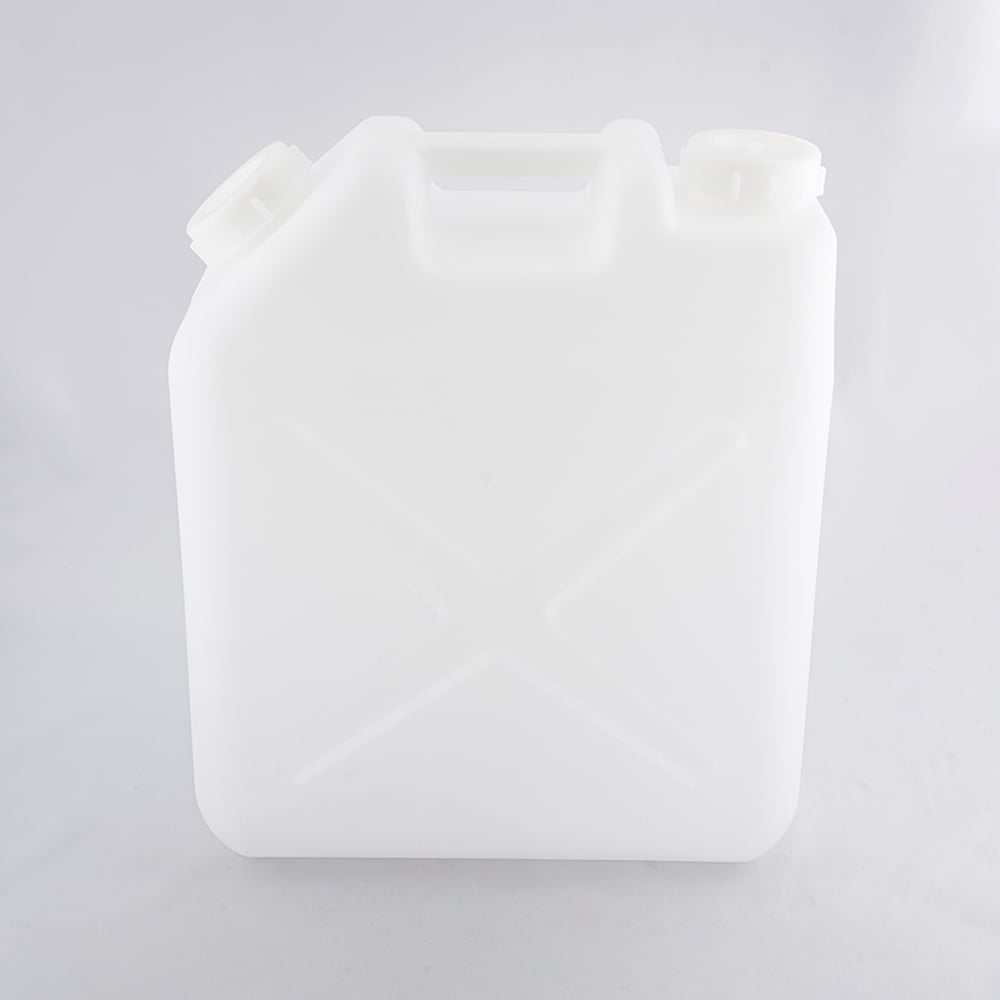 廃液回収容器（チューブ接続キャップ用）20L 340×190×410mm ジャバラノズルなし 20L-BL2口 1個