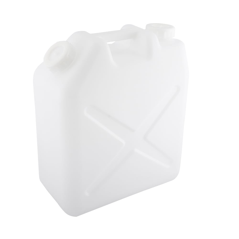 廃液回収容器（チューブ接続キャップ用）20L 340×190×410mm ジャバラノズルなし 20L-BL2口 1個