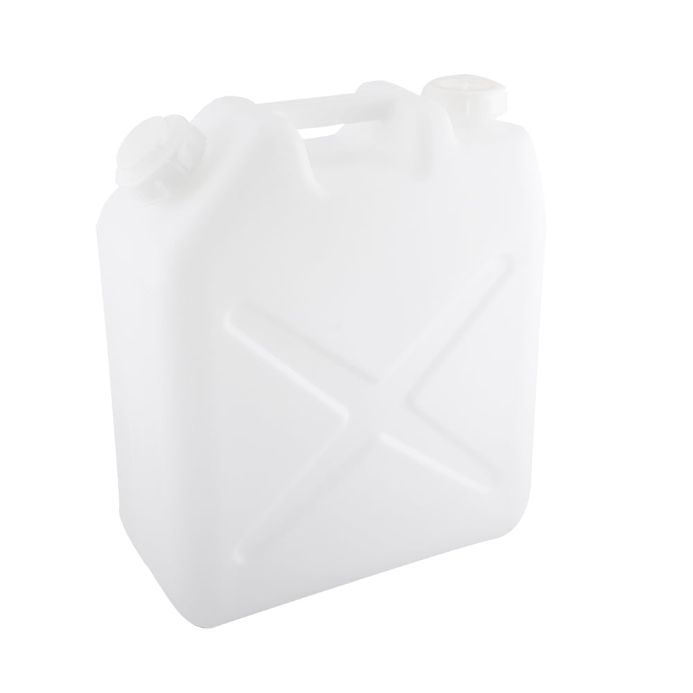 폐액 회수 용기(튜브 접속 캡용) 20L 340×190×410mm 자바라 노즐 부착 20L-BL2구 1개