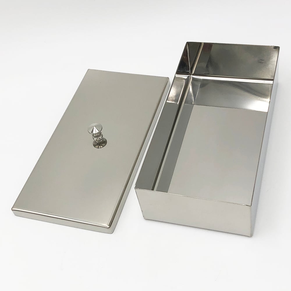 Stainless steel storage container (R-less) 200 x 100 x 50 mm 3001 1 piece