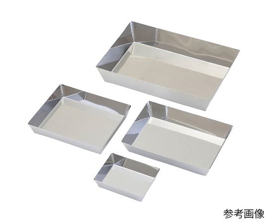 ステンレス直角バット（Rレス）　565×395×100mm　0574 1個