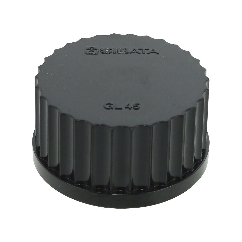 ねじ口瓶交換用キャップ（デュラン®）　黒　017200-450A 1個