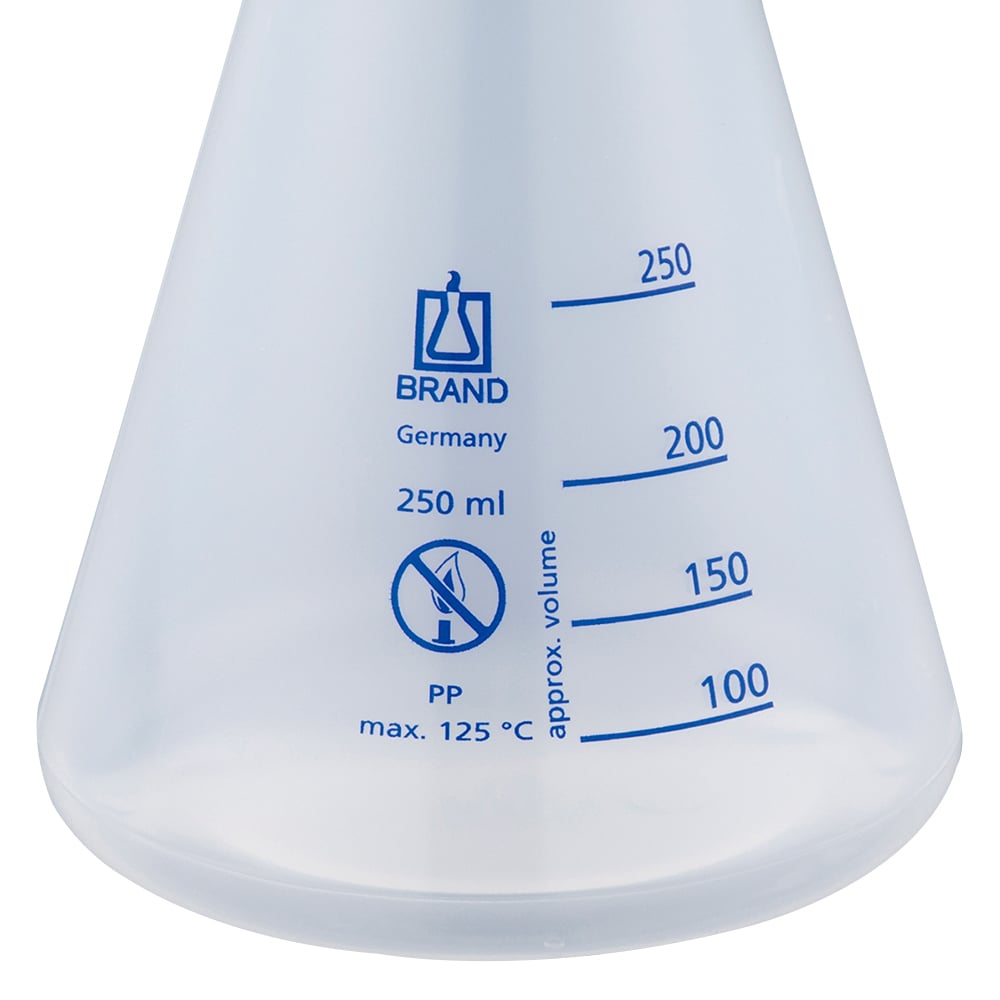PP三角フラスコ（青目盛）100mL　93172 1個