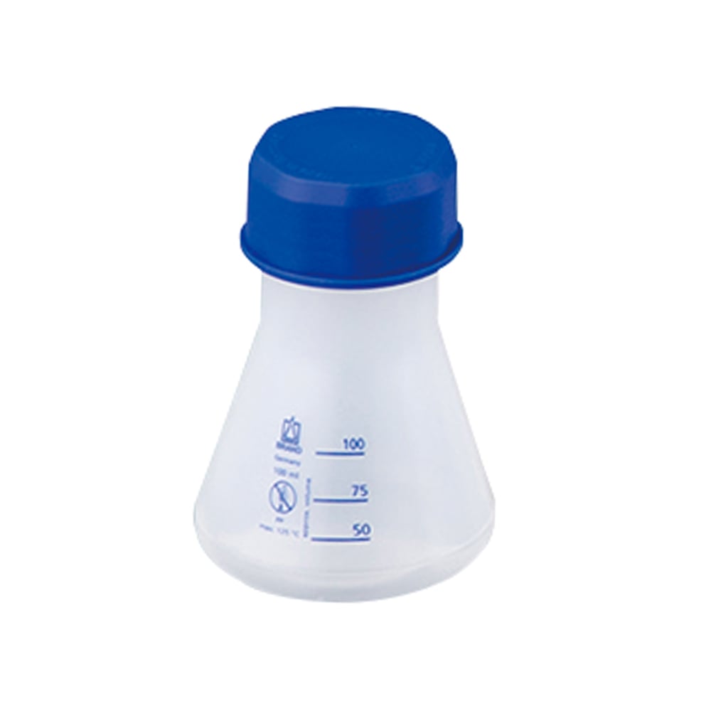 PP三角フラスコ（青目盛）100mL　93172 1個