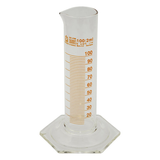 メスシリンダー（太型）　100mL　42038 1本