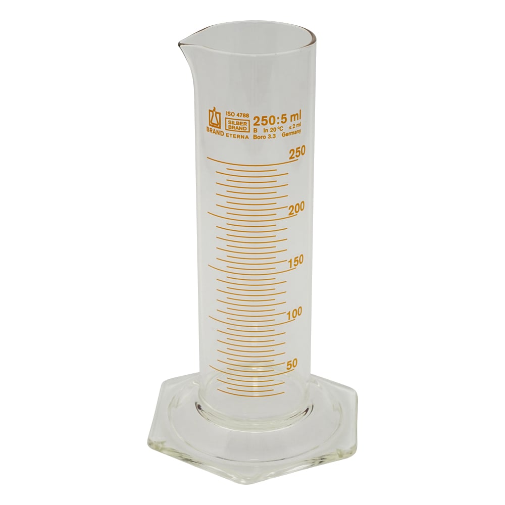 メスシリンダー（太型）　250mL　42048 1本