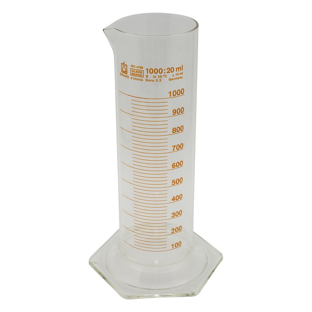 メスシリンダー（太型）　1000mL　42062 1本