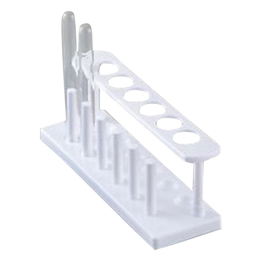 Test tube rack with rod (PP) Vertical type 235 x 75 x 90 mm 1 piece