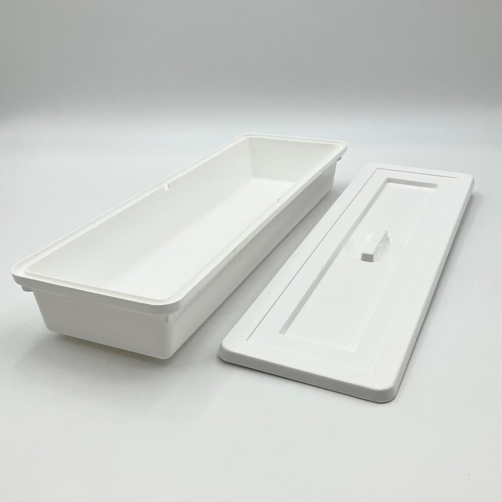 PP tray (with lid) 450×150×70 mm 1 piece