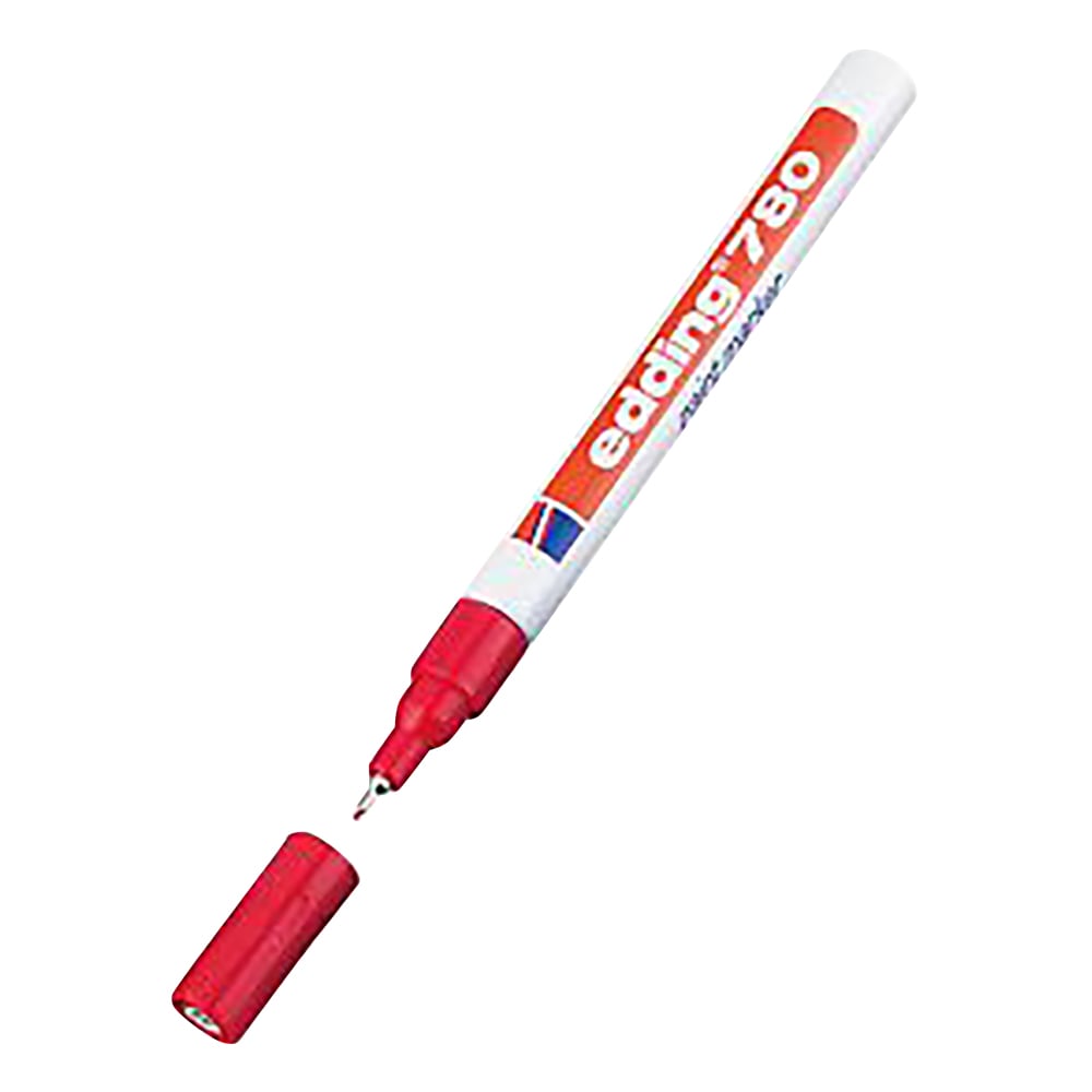 ペイントマーカー（耐熱・耐アルコール）　φ0.8mm　赤　4-780002 1個