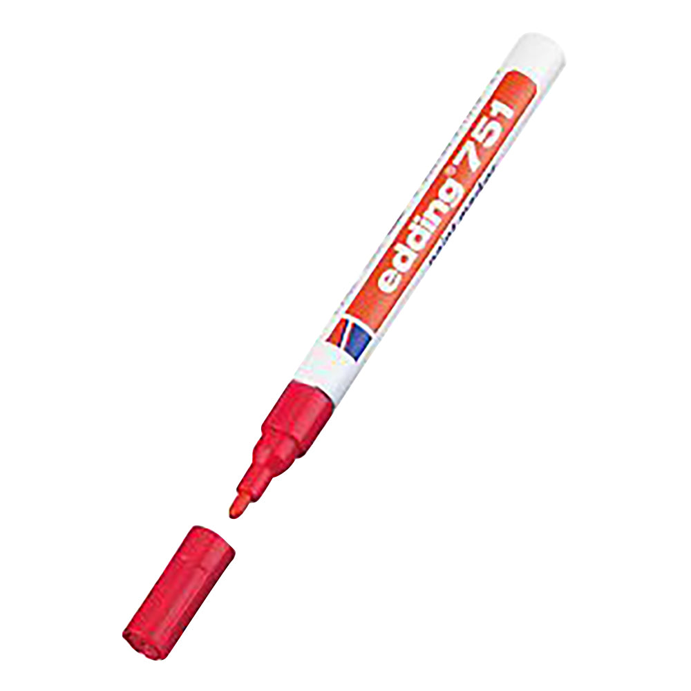 Paint marker (heat and alcohol resistant) φ1-2mm red 4-751002 1 piece