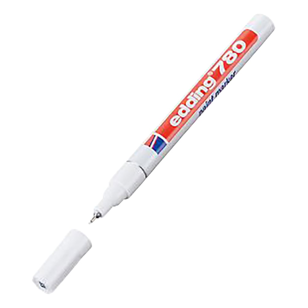 ペイントマーカー（耐熱・耐アセトン）　φ0.8mm　白　4-780049 1個